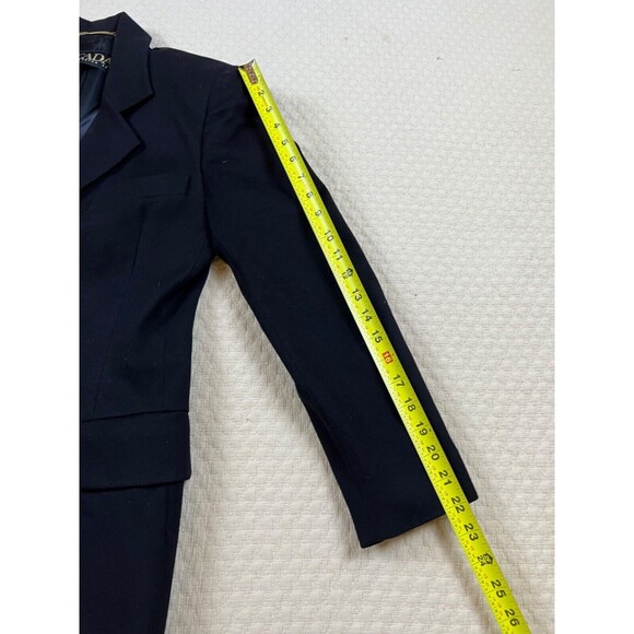 Escada Blazer 3 Button Jacket Single Breasted 90’s | Black  | Size Small 4 (est) - Picture 3 of 10